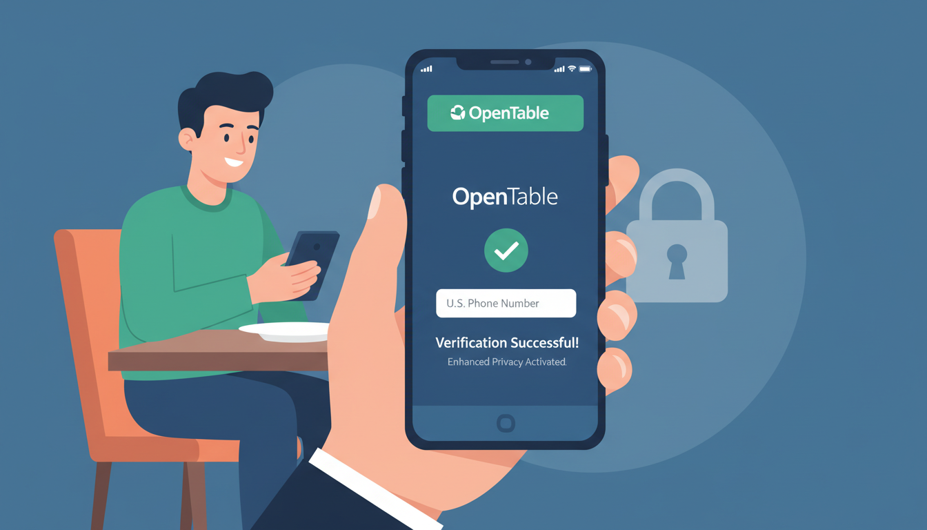 How to Verify OpenTable With a Real US Number for Better Privacy