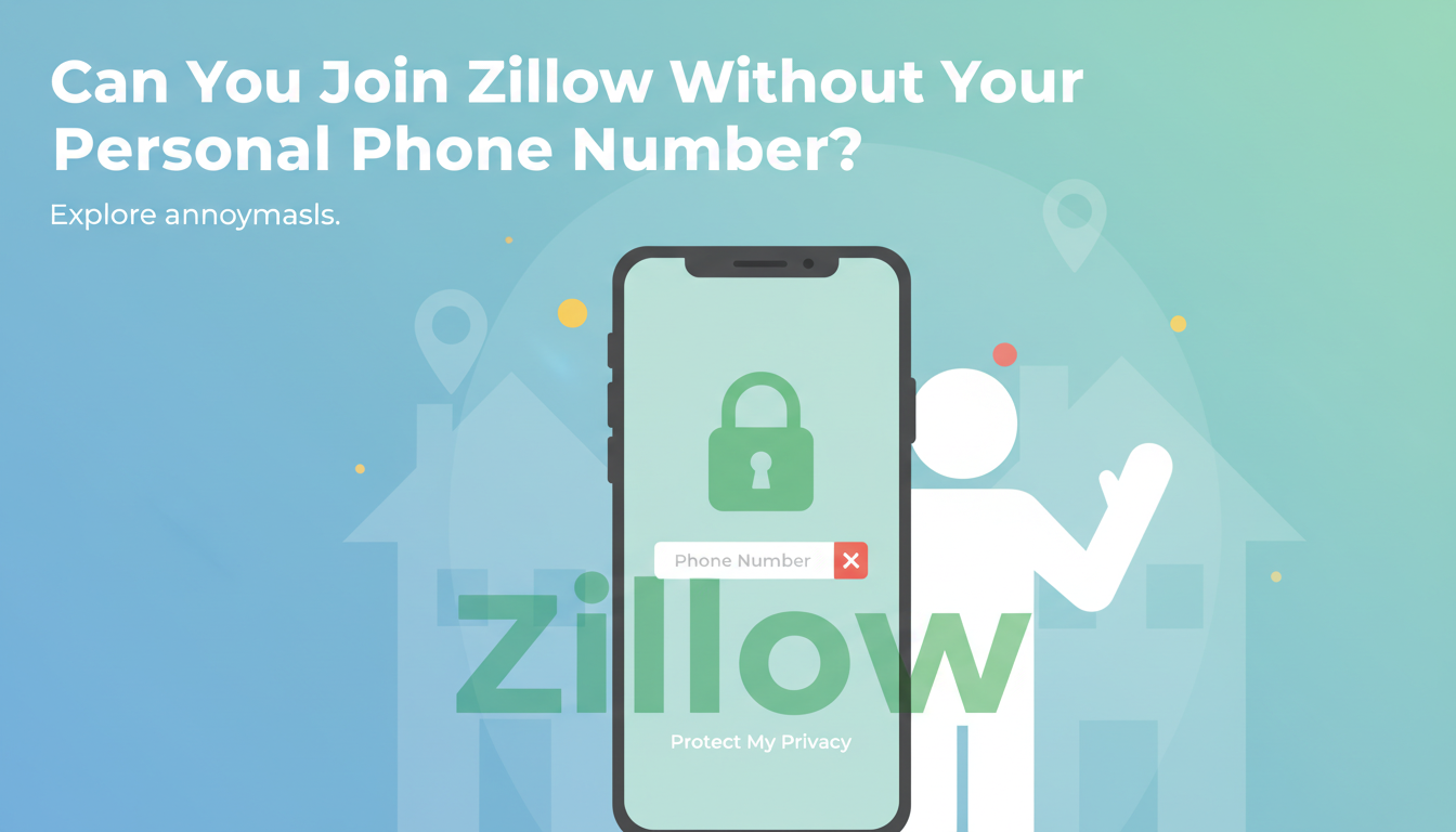 Can You Join Zillow Without Using Your Personal Phone Number?
