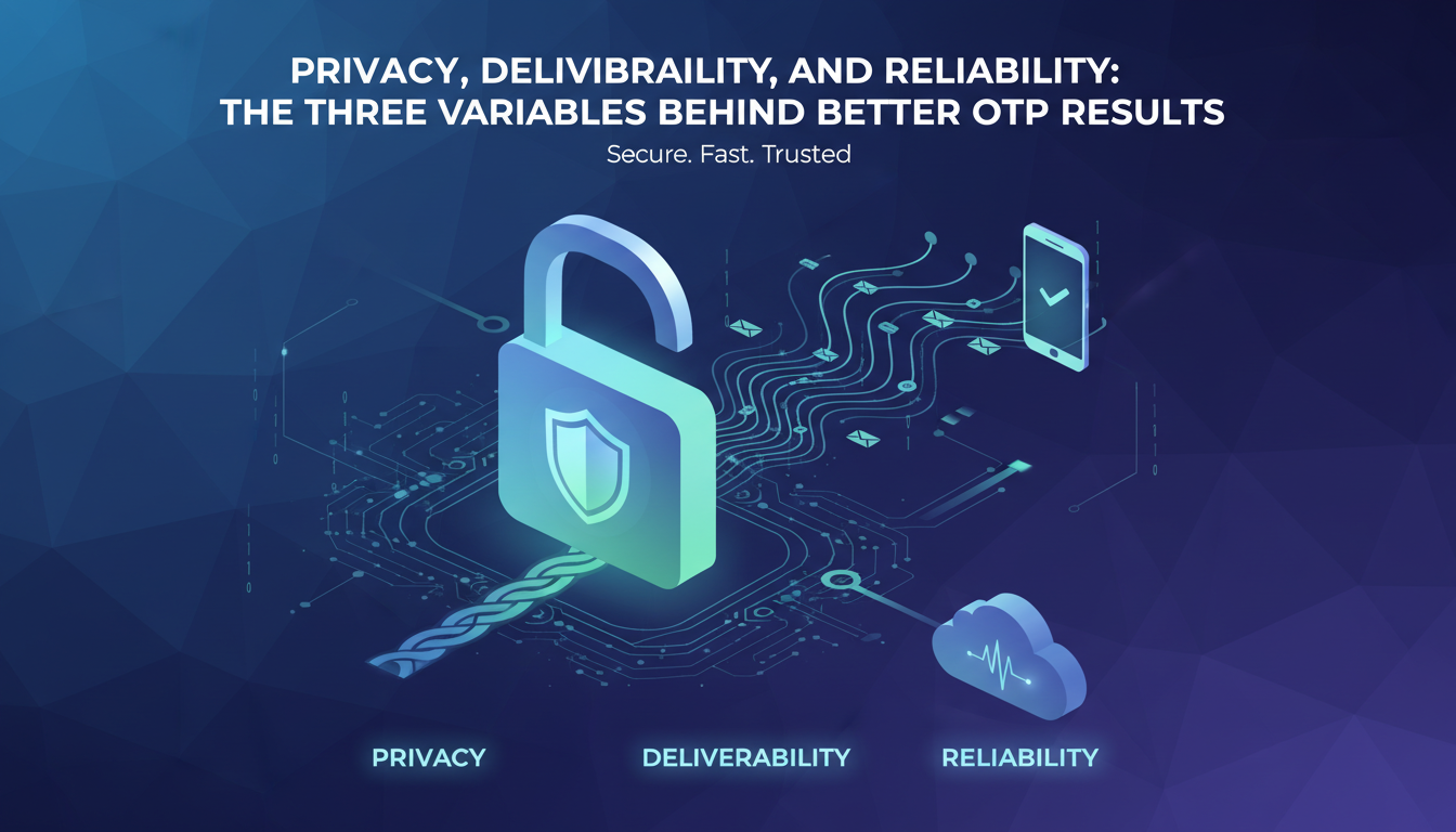 Privacy, Deliverability, and Reliability: The Three Variables Behind Better OTP Results