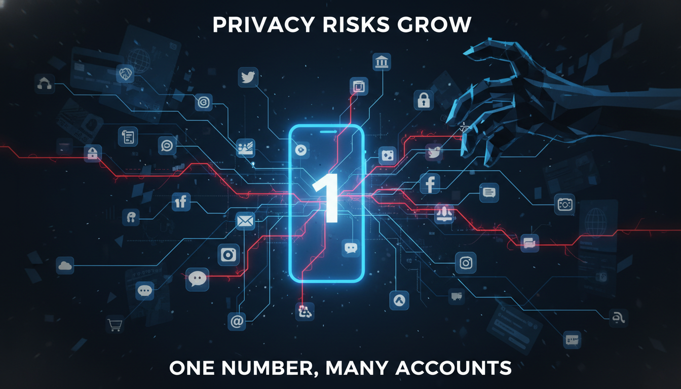 How Privacy Risks Grow When One Number Touches Too Many Accounts