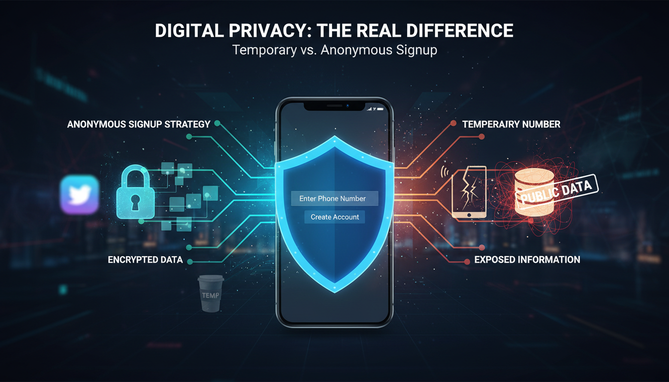 The Real Difference Between a Temporary Number and an Anonymous Signup Strategy