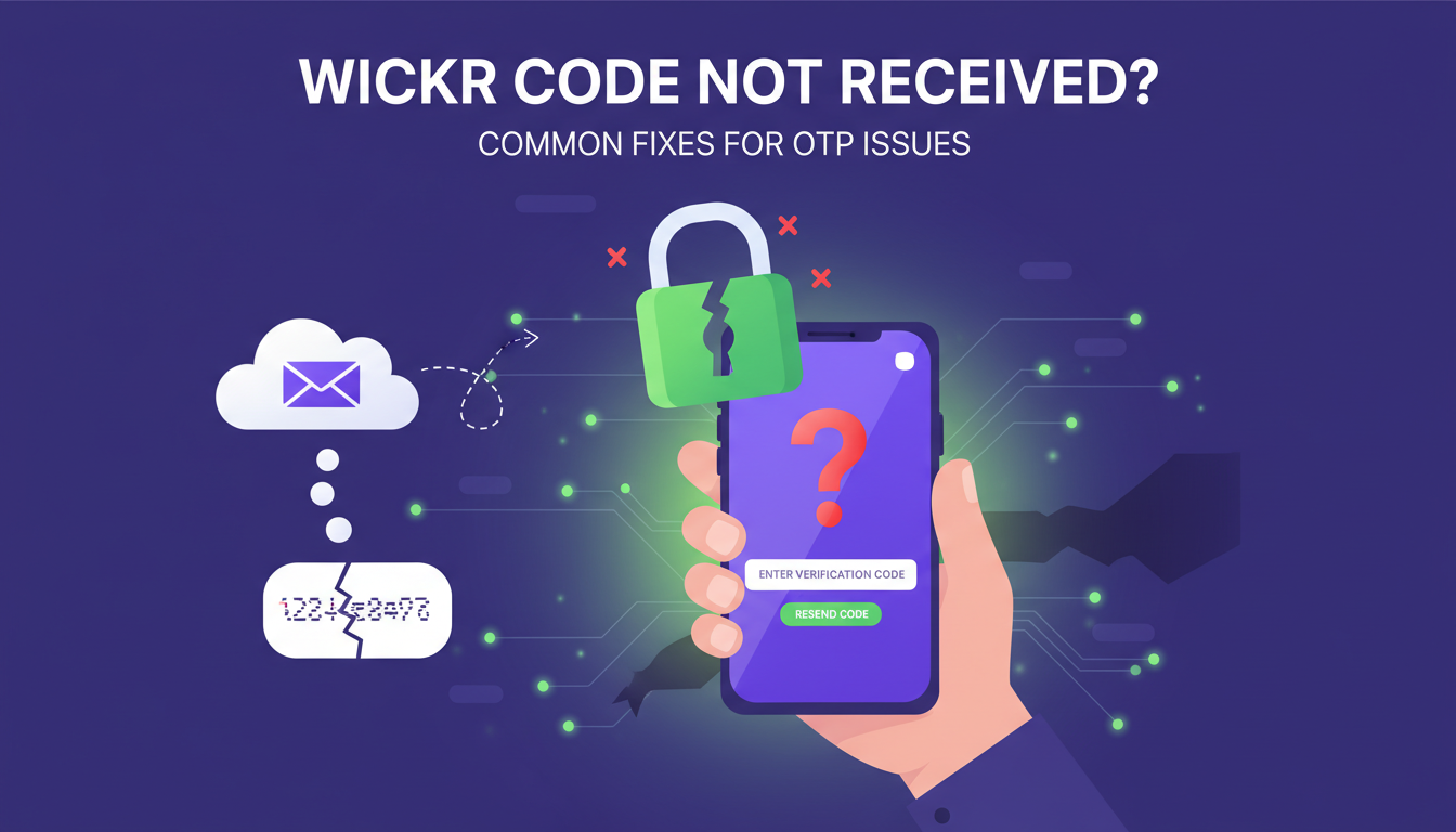 Wickr Verification Code Not Received? What Usually Fixes It