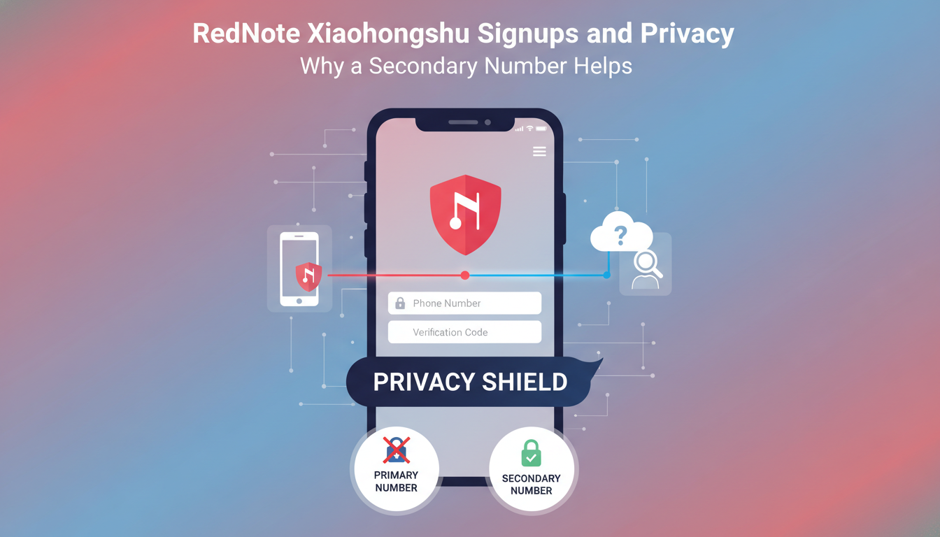 RedNote Xiaohongshu Signups and Privacy: Why a Secondary Number Helps