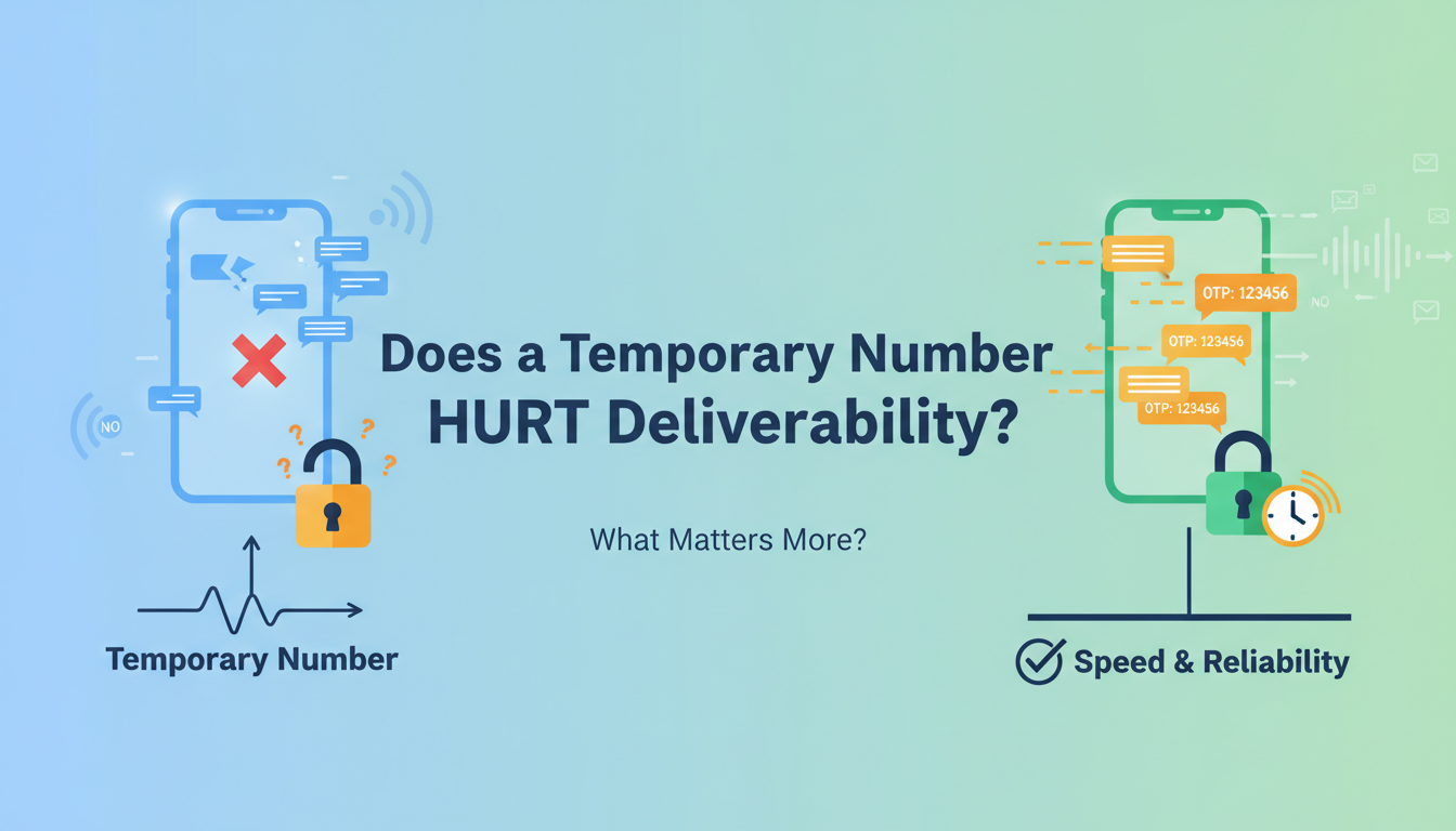 Does a Temporary Number Hurt Deliverability? What Matters More
