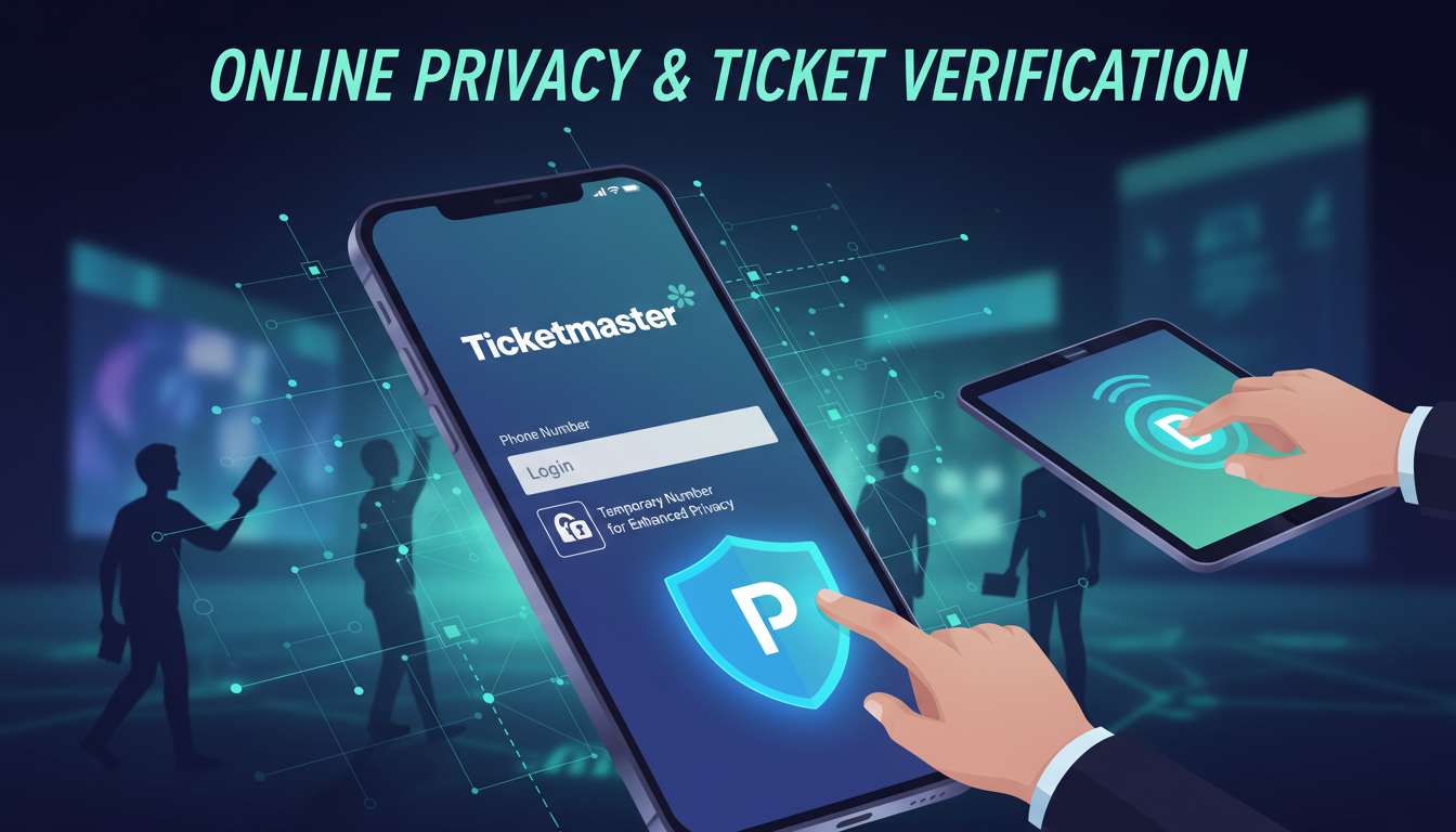 How to Verify Ticketmaster With a Temporary Number for Better Privacy