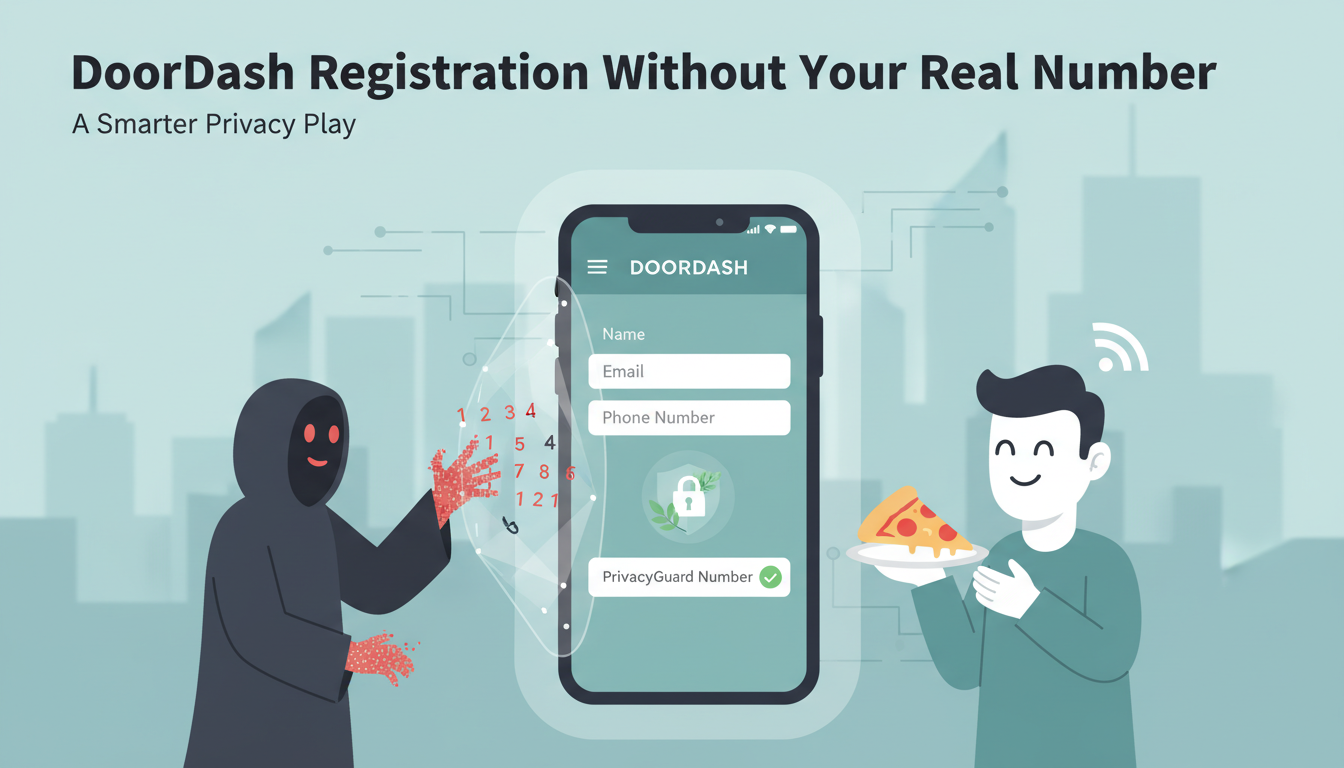 DoorDash Registration Without Your Real Number: A Smarter Privacy Play