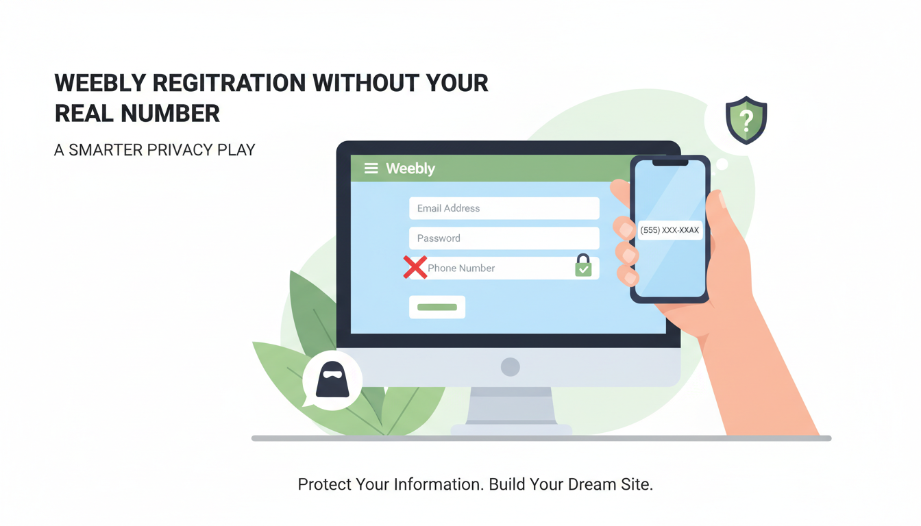 Weebly Registration Without Your Real Number: A Smarter Privacy Play