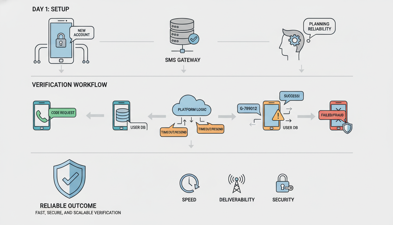 How to Plan a More Reliable SMS Verification Workflow From Day One