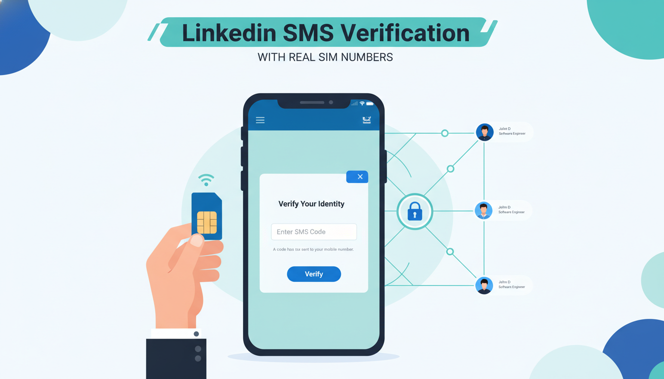 A Practical Guide to LinkedIn SMS Verification With Real SIM Numbers
