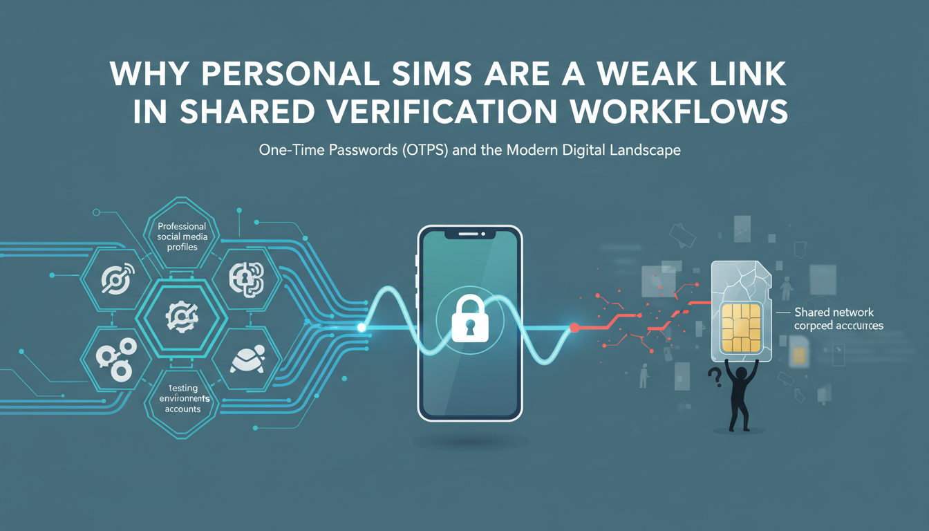 Why Personal SIMs Are a Weak Link in Shared Verification Workflows