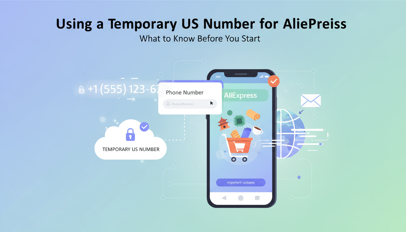 Using a Temporary US Number for AliExpress: What to Know Before You Start