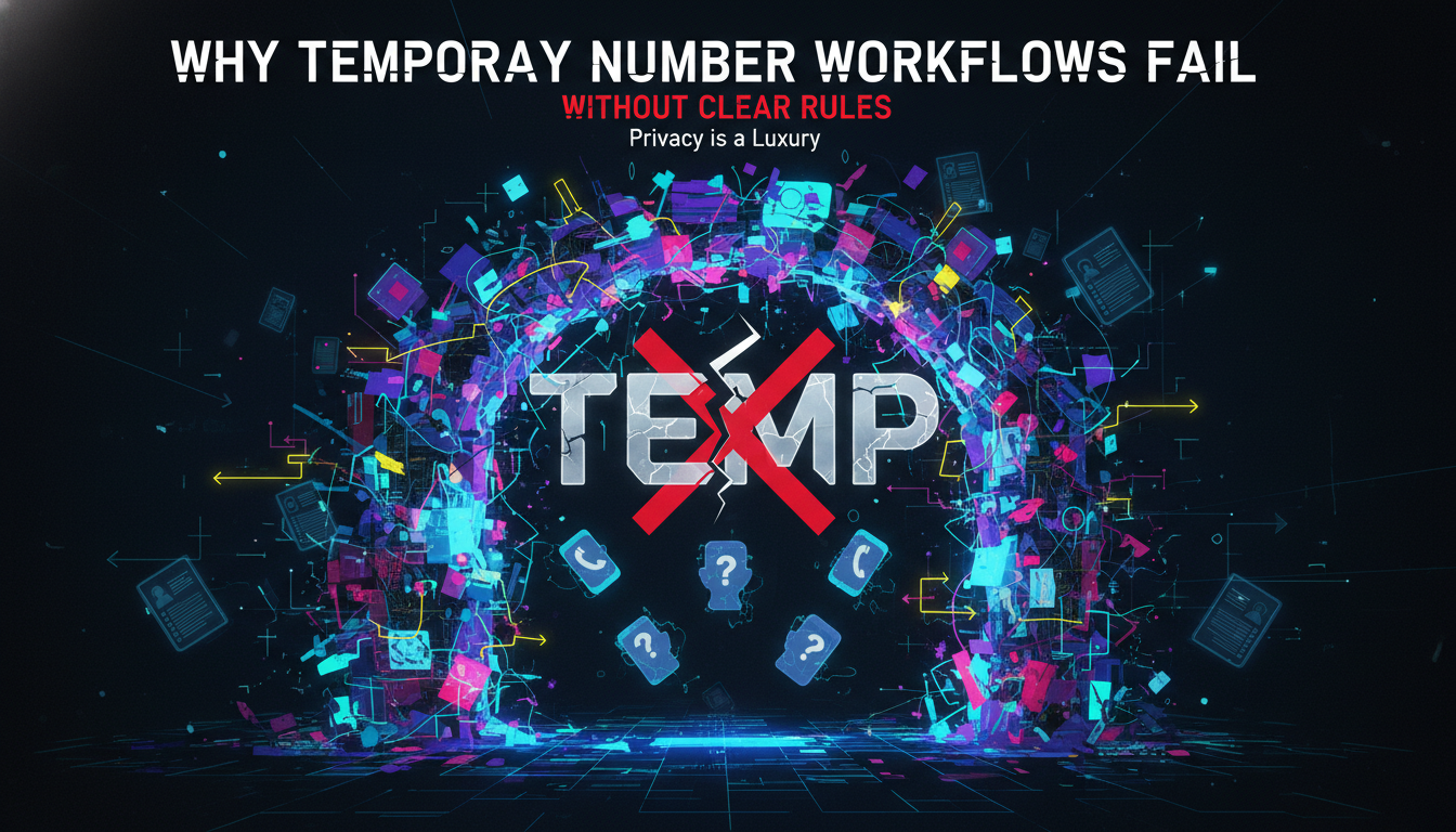 Why Temporary Number Workflows Fail Without Clear Rules