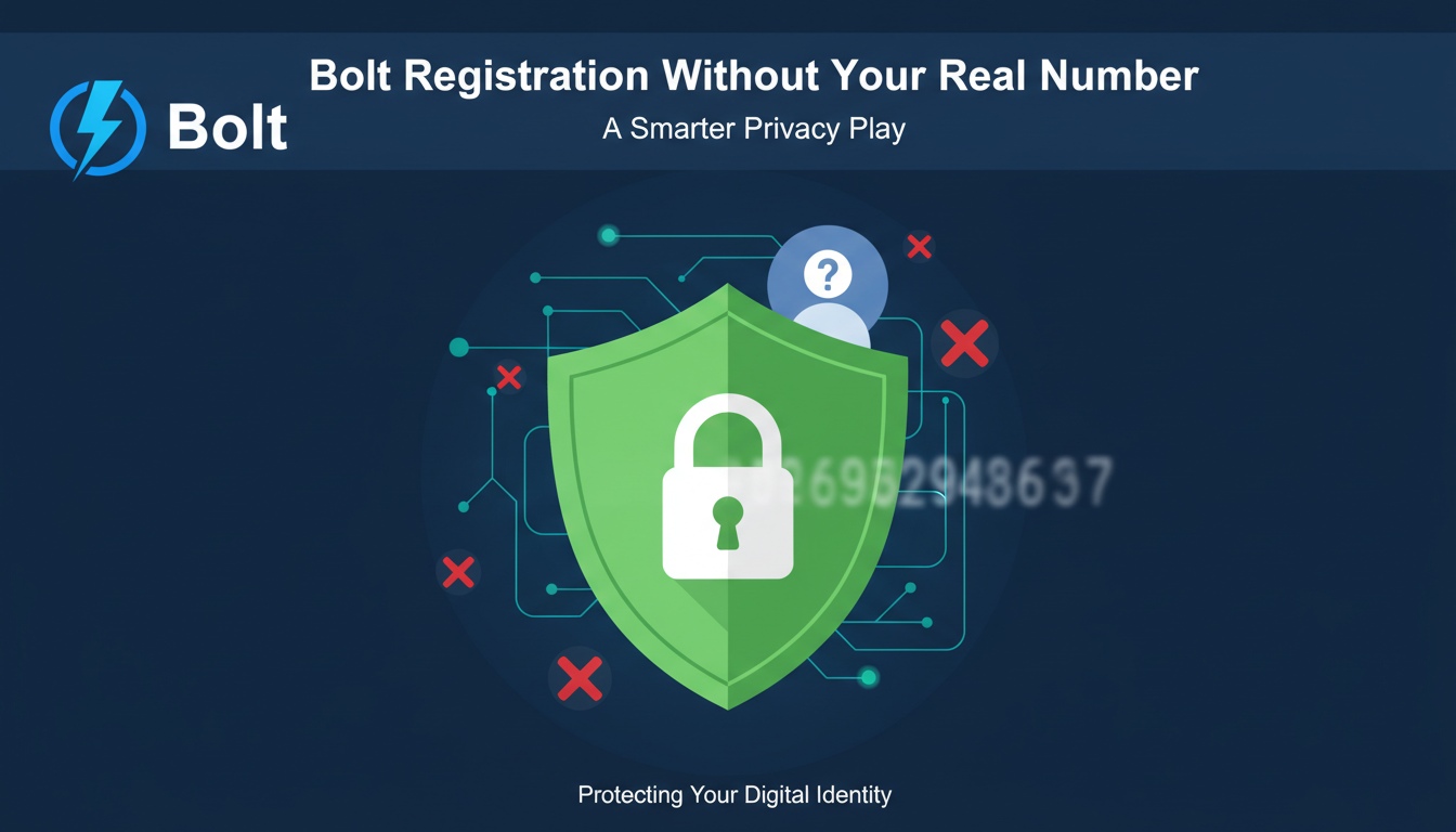 Bolt Registration Without Your Real Number: A Smarter Privacy Play