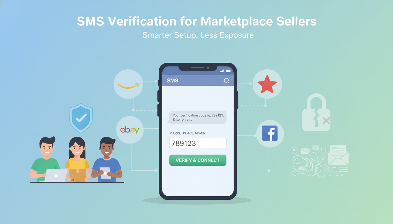 SMS Verification for Marketplace Sellers: Smarter Setup, Less Exposure
