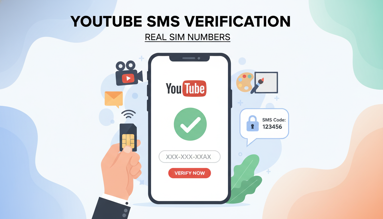 A Practical Guide to YouTube SMS Verification With Real SIM Numbers