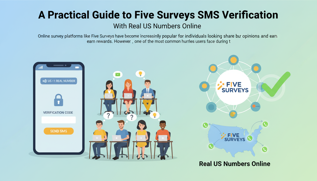 A Practical Guide to Five Surveys SMS Verification With Real US Numbers