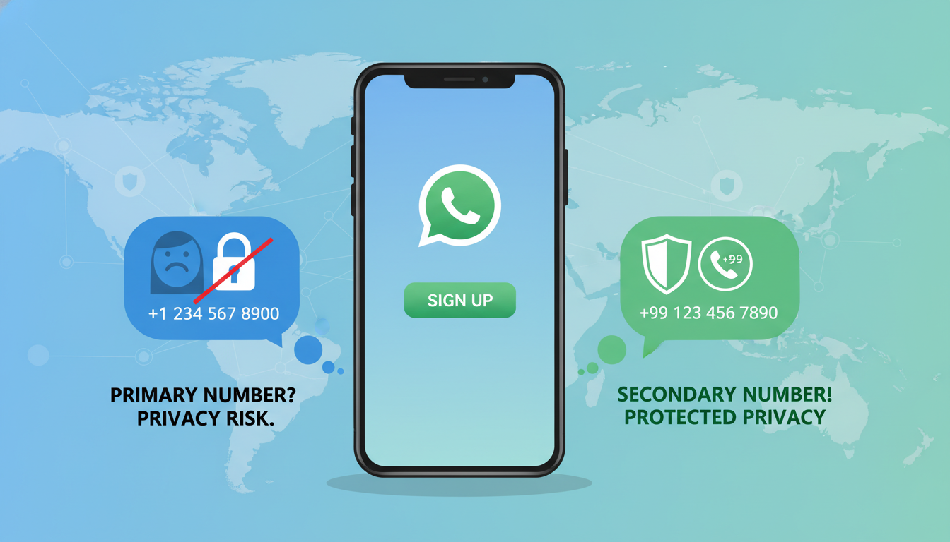 WhatsApp Signups and Privacy: Why a Secondary Number Helps