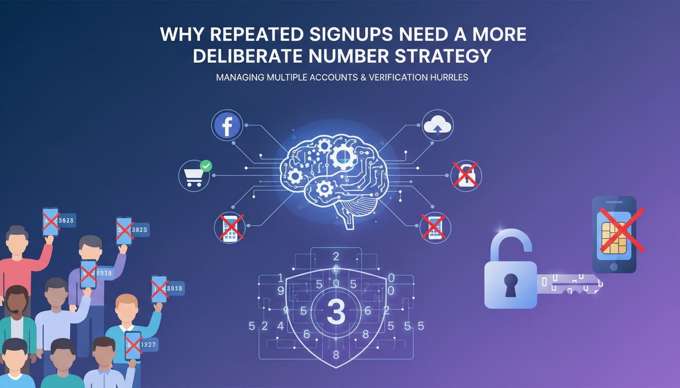 Why Repeated Signups Need a More Deliberate Number Strategy