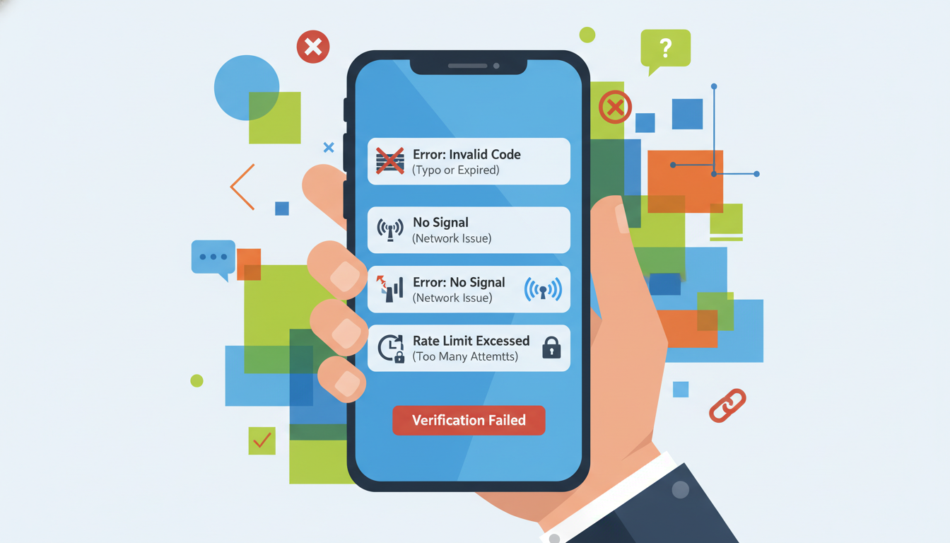 Common SMS Verification Errors and What They Usually Mean