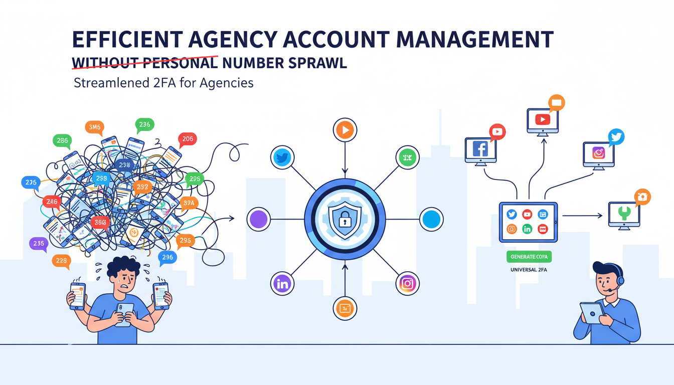 Efficient Agency Account Management Without Personal Number Sprawl