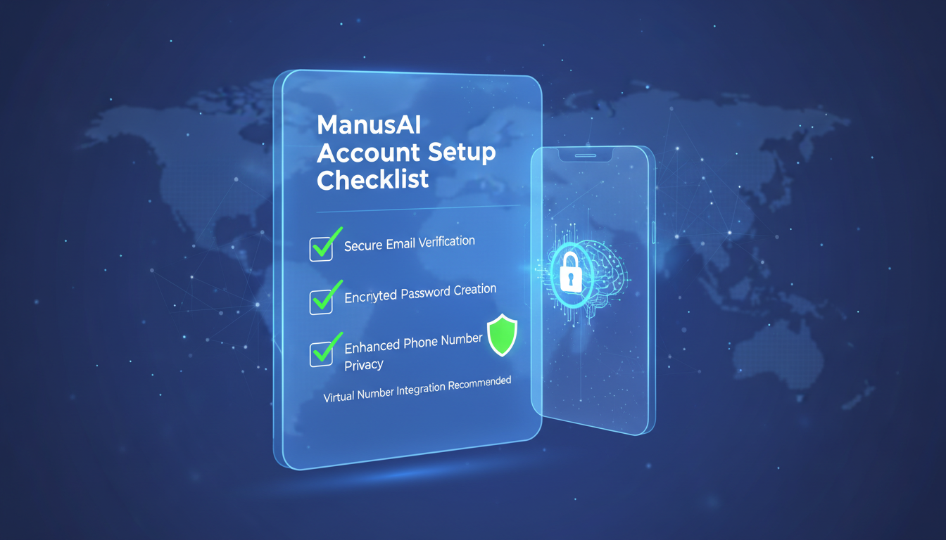 ManusAI Account Setup Checklist for Better Phone Number Privacy