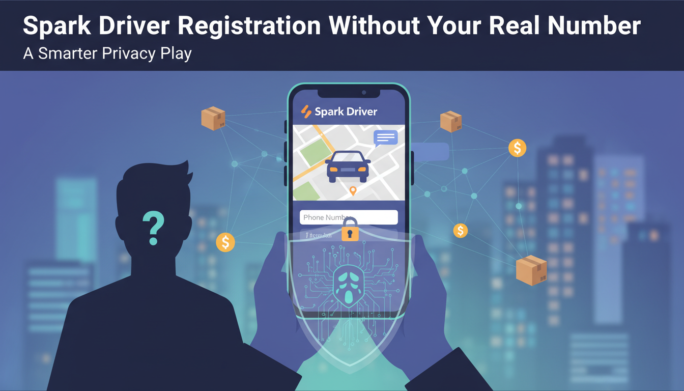 Spark Driver Registration Without Your Real Number: A Smarter Privacy Play