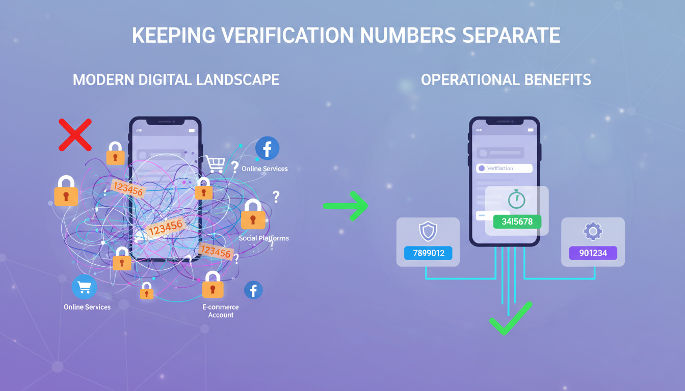 The Operational Benefits of Keeping Verification Numbers Separate