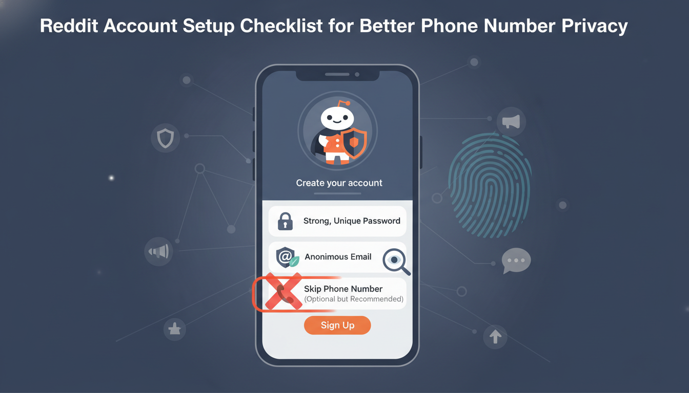 Reddit Account Setup Checklist for Better Phone Number Privacy