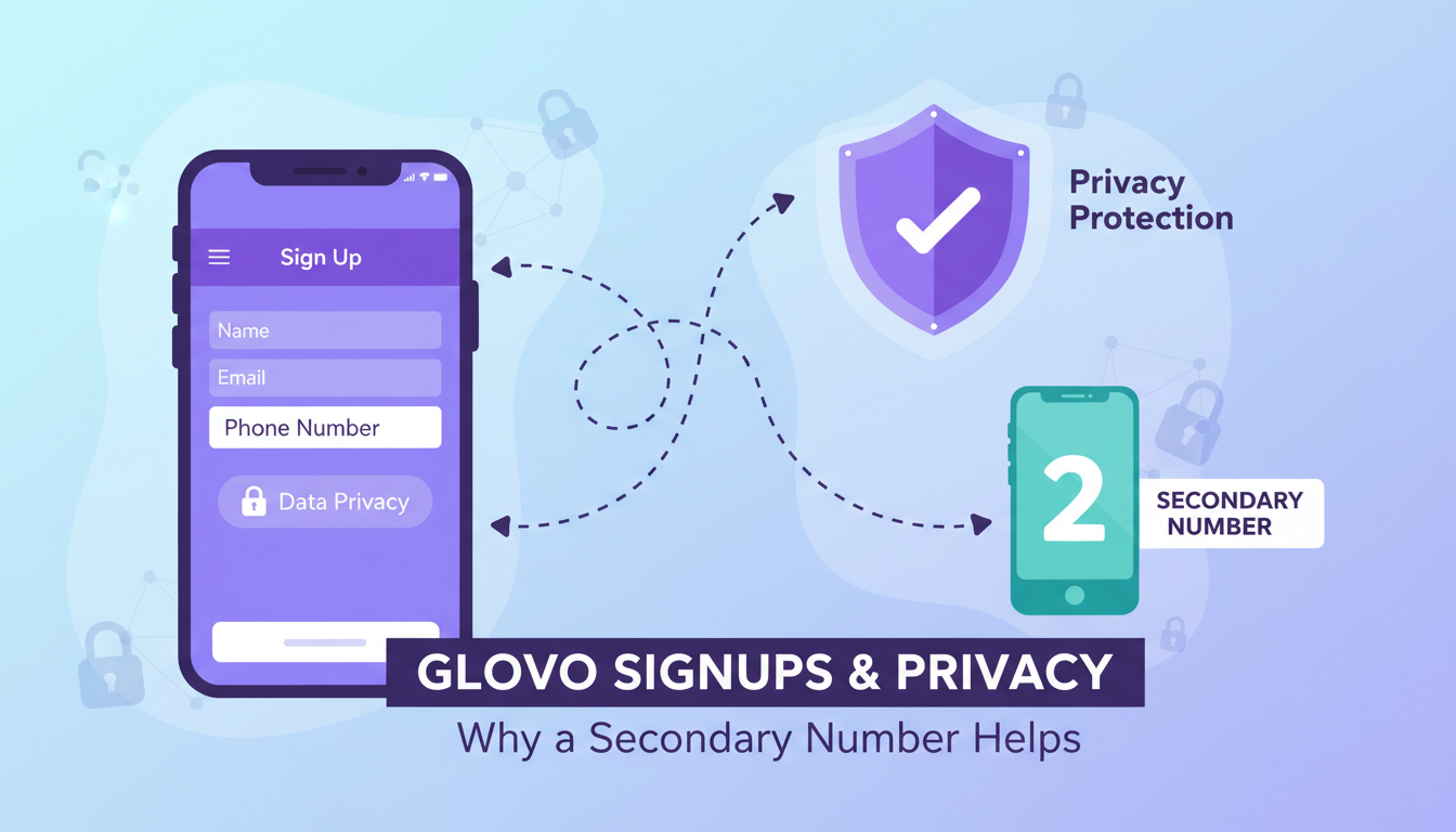 Glovo Signups and Privacy: Why a Secondary Number Helps