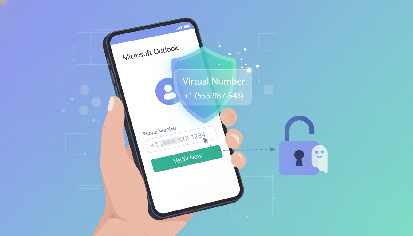 How to Verify Outlook With a Real Number Without Sharing Your Main Line